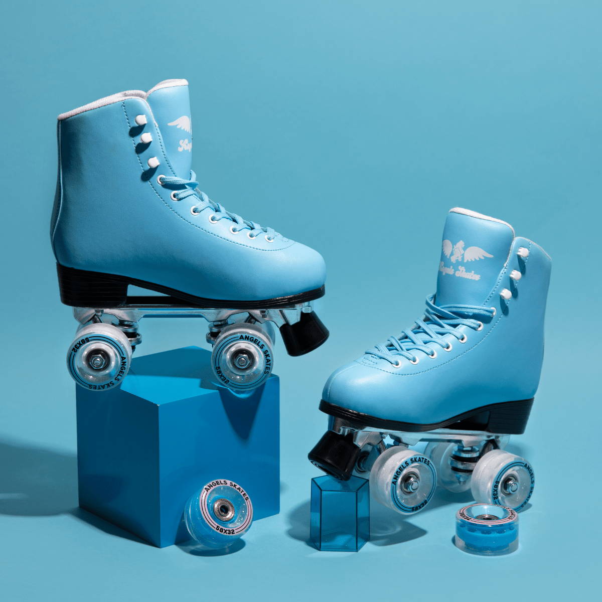 Sky Blue Roller Skates Angel's Skates